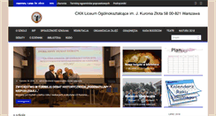 Desktop Screenshot of lokuronia.edu.pl